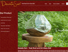 Tablet Screenshot of dewatasari.com